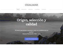 Tablet Screenshot of cigalmar.com